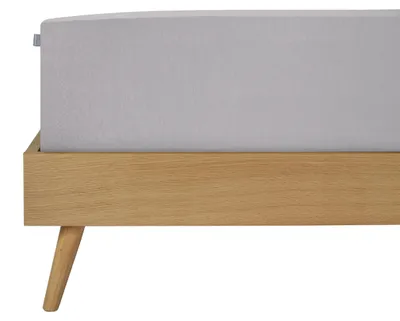 Produktbild von SCHIESSER Spannbettlaken Flexi | Einfarbig | 95/5 | 95 % Baumwolle, 5 % Elasthan | 100x200 cm (geeignet für Matratzen 90x190 cm bis 100x220 cm, Matratzenhöhe bis 25 cm) | Hellgrau