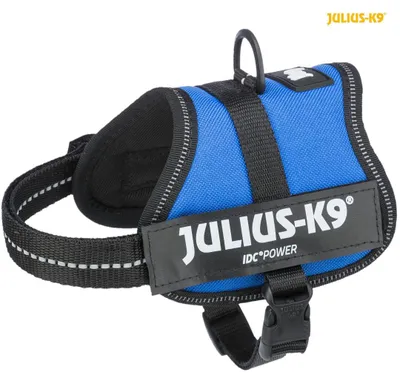 Produktbild von Julius-K9® IDC Powergeschirr®, 2XS / Baby 2: 33–45 cm / 18 mm, blau