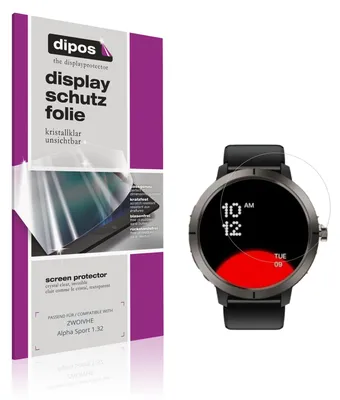 Produktbild von 6x Schutzfolie für ZWOIVHE Alpha Sport 1.32 klar Displayschutzfolie Folie Display Schutz dipos