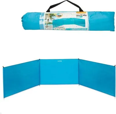 Produktbild von Famanu Windschutz Camping Strand - Aufklappbar - Mehrfarbig - 300 x 75 cm