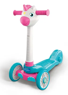 Produktbild von Clementoni - 17749 - Baby Unicorn Push Scooter, Scooter Mädchen 2 Jahre mit 3 Rädern, Spiel für drinnen und draußen,  Italy, Einheitsgröße