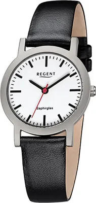 Produktbild von Regent Titan Damen Uhr F-1088 Quarzuhr Armband schwarz D2URF1088