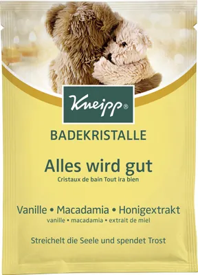 Produktbild von Kneipp Badekristalle mit Vanille Macadamia und Honigextrakt 60g
