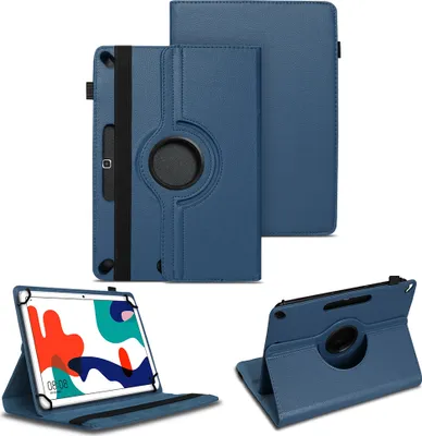 Produktbild von Tablet Schutzhülle Huawei MatePad T10 9,7 Tasche Hülle Schutz Case 360 Drehbar, Farben:Blau