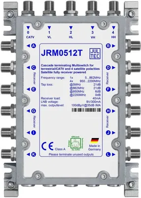 Produktbild von Jultec Multischalter JRM0512T 5/12 terminiert