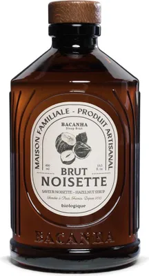 Produktbild von Bacanha Sirop Brut de Noisette  400ml – -Haselnuss-Sirup aus Frankreich