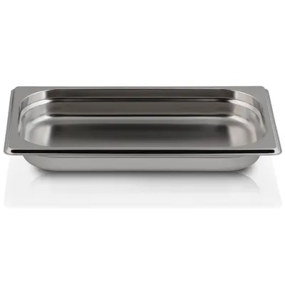 Produktbild von Jokobela GN-Behälter :: ungelocht :: für Gaggenau / Miele / Siemens Dampfgarer (Edelstahl / Spülmaschine geeignet, Gastronorm 1/3, B 32,5 x T 17,6 x H 4,0 cm)