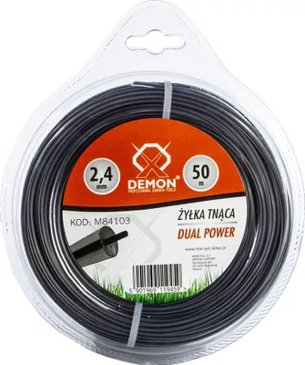 Obrázek produktu pro DEMON Struna zesílená, kulatý profil, 50m, 2,4mm M84103