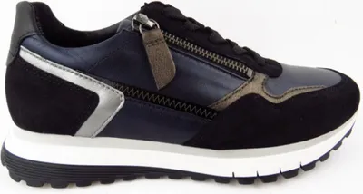 A side view of a single sneaker.