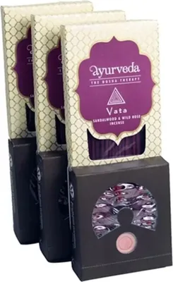 Produktbild von Ayurveda Räucherstäbchen Sandelholz und Wild Rose (Vata) -- 25 g