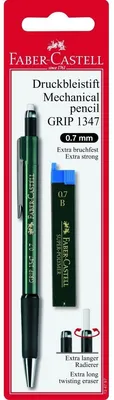 Produktbild von Faber-Castell Grip 1347, Mehrfarbig, Gemischte Farben, B, Rund, 0,7 mm, Twist-out