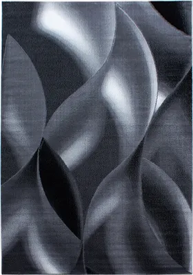 Produktbild von Plus Scala teppich kurzflor rechteckig 140x200cm schwarz