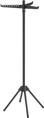 Produktbild von Famanu Wäschegestell Schwarz - Kompakt und leicht - 65 cm x 65 cm x 150 cm
