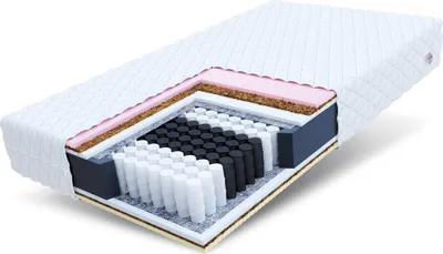 Produktbild von Matratze 80x200 cm DOLCE 7 Zonen H3 H4 Premium Taschenfederkern Visco Memory Schaum Latex Kokos Höhe ca. 22 cm