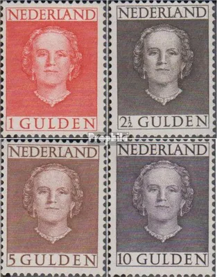 Produktbild von Briefmarken Niederlande 1949 Mi 540-543 (kompl.Ausg.) postfrisch Königin Juliana