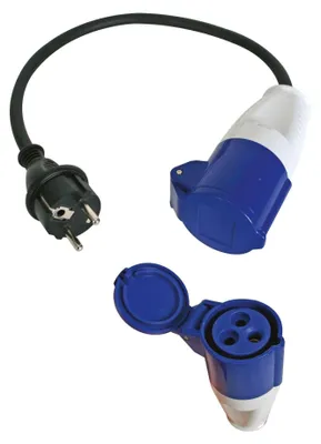 Productafbeelding van Adapterkabel Schuko stekker naar CEE-koppeling, 0,4 meter
