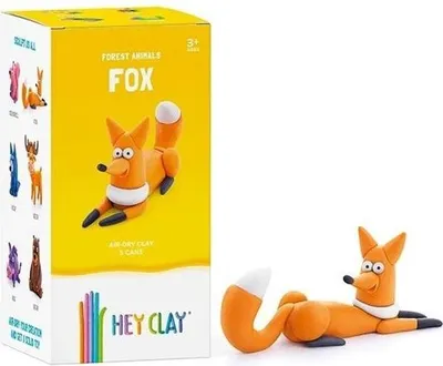 Zdjęcie produktu dla TMT HeyClay Zwierz.lisek 3pak HCL30107 07544
