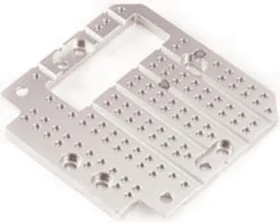 Produktbild von Tamiya 1:14 Alu Kupplungshebelplate 2/3 Achs