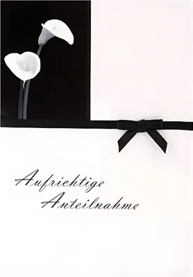 Produktbild von Depesche Trauerkarten Sortierung : Aufrichtige Anteilnahme.. Trauerkarten Sortierung : Aufrichtige Anteilnahme..