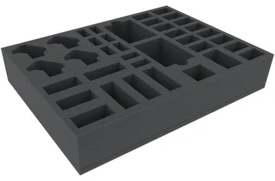 Obrázek produktu pro Pěnová vložka s 37 přihrádkami, rozměry 394 × 294 × 70 mm, pro deskové hry