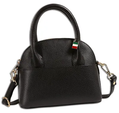 Produktbild von Florence Leder Tasche Damen Umhängetasche schwarz 8x20x16cm OTF814S