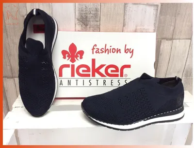 Produktbild von Rieker N3066-14 - Rieker Slipper Blau  Rieker Farbe: blau, Größe: 36,