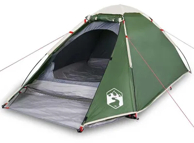 Produktbild von vidaXL Kuppel-Campingzelt 2 Personen Grün Wasserdicht