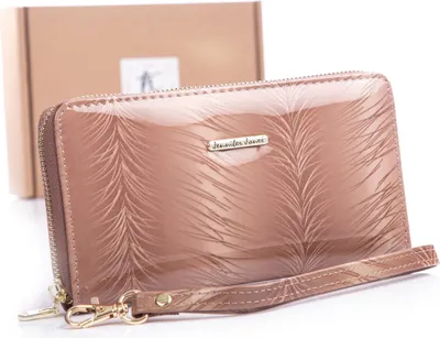 Produktbild von Jennifer Jones Damen Geldbörse RFID Reißverschluss Creme Beige