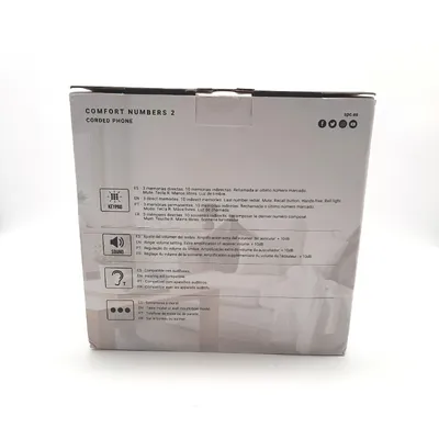 Zdjęcie produktu dla SPC Comfort Numbers 2 Telefon stacjonarny dla seniorów duże przyciski 3 pamięć 23 44 Przyjazny dla użytkownika