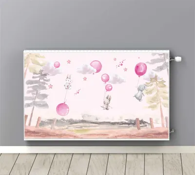 Image de Couverture magnétique pour le radiateur. Tapis décoratif - habillage pour le radiateur