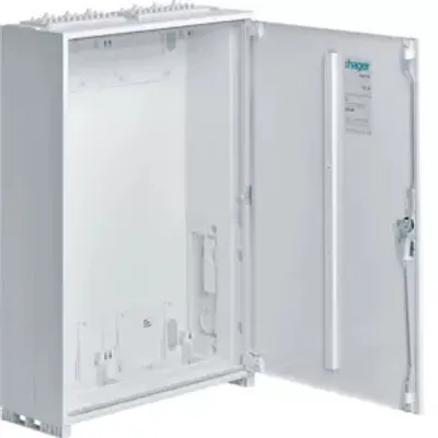Zdjęcie produktu dla Szafka licznikowa HAGER ZB12W 800 x 550 x 205 mm, stopień ochrony IP54