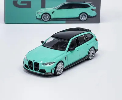Produktbild von BMW M3 TOURING (G81) M Performance hellgrün 2022 - Mini GT 1:64