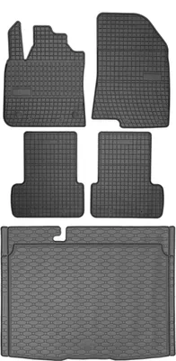 Productafbeelding van Dacia Sandero III, hatchback, vanaf 2020: Set - rubberen vloermatten + mat voor de bagageruimte
