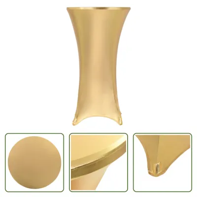 Zdjęcie produktu dla The Living Store 2 sztuki elastycznych obrusów Golden 70 cm