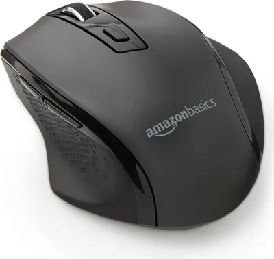 Productafbeelding van A. Basis Ergonomische, draadloze USB-muis - DPI instelbaar - Zwart