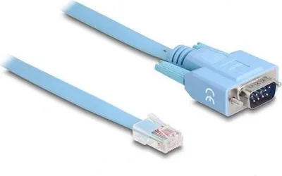 Image de Delock 63353 DELOCK Adapter RS-232 DB9 Stecker zu 1 x Seriell RS-232 RJ45