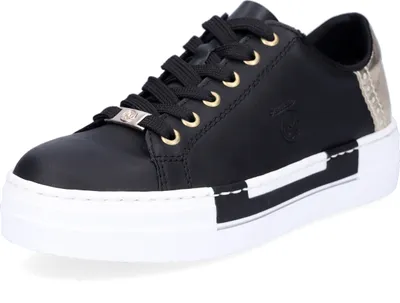 Produktbild von Rieker Damen Plateau Sneaker schwarz
