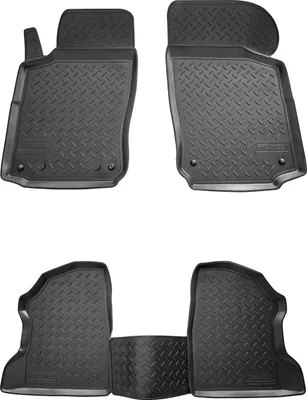 Produktbild von 3D Gummi Fussmatten passend für Opel Combo C | BJ 2001-2011 | passgenau mit Rand