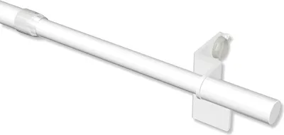 Produktbild von Interdeco Klemmfix Klemmstange, Scheibenstange Weiß Modell Fina, 30-50 cm