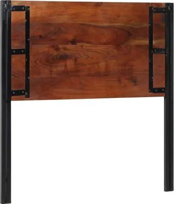 Produktbild von vidaXL Kopfteil 100 cm Altholz Massivholz und Eisen