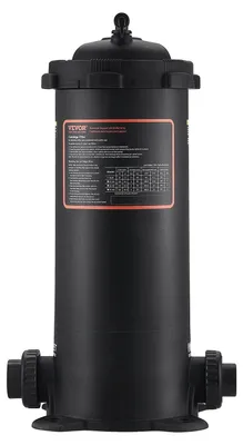 Obrázek produktu pro Kartušová bazénová filtrace VEVOR 380 x 380 x 710 mm vestavěný bazénový filtr, filtrační systém pro nadzemní bazény s vylepšeným filtrem a těsnícím krytem pro vířivé bazény spa nafukovací bazény