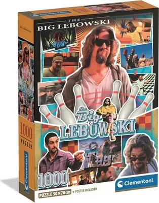 Zdjęcie produktu dla CLE puzzle 1000 Compact CultM.TheBigLebowsky 37514