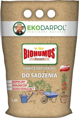Zdjęcie produktu dla Ekodarpol BIOHUMUS EXTRA DO SADZENIA - Nawóz sypki 1L