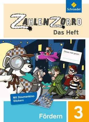 Produktbild von Zahlenzorro - Das Heft. Förderheft 3