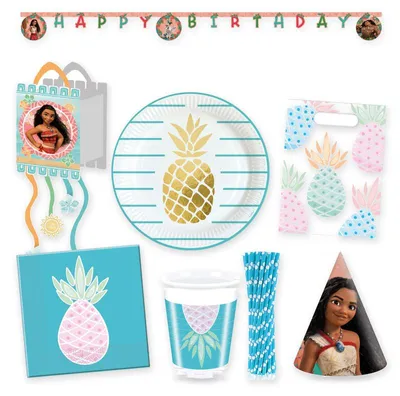 Produktbild von Vaiana Partyset zum Kindergeburtstag Party Deko Geburtstagsdeko