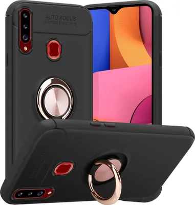 Immagine prodotto di Cadorabo custodia protettiva per Samsung Galaxy A20s custodia in nero telefono cellulare cover case silicone TPU
