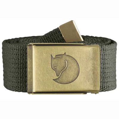 Produktbild von Fjäll Räven Canvas Brass Belt 4 cm - Gürtel, Fjäll_Räven_Farbe:mountain grey