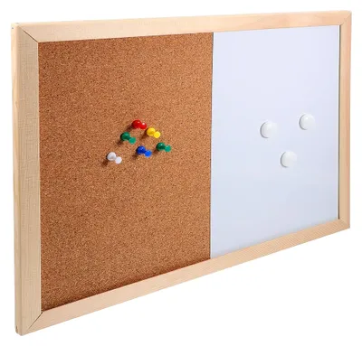 Produktbild von Magnetische Korktafel als wiederverwendbares Memo-Whiteboard für Büro und Zuhause