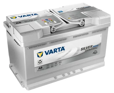 Produktbild von VARTA Silver Dynamic AGM Batterie A6 – Start-Stop und xEV Autobatterie 12V 80Ah