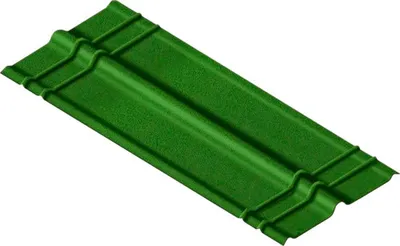 Produktbild von Onduline® C 100 Firsthaube mattes grün 1000 mm x 180 mm x 180 mm x 3 mm